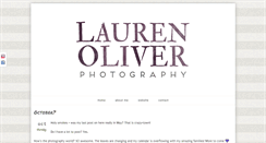 Desktop Screenshot of laurenoliverblog.com